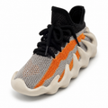 Kids DuckFlex Sneakers – Grey, Black & Orange