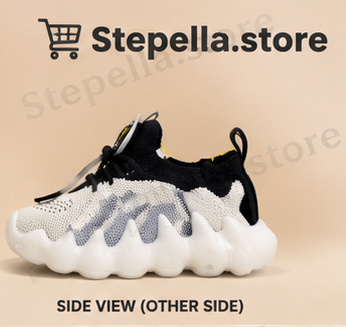 Give little feet the perfect combination of comfort, flexibility, and playful style with these modern kids' sneakers from Stepella.store.